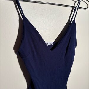 Socialite Navy Blue Bodysuit